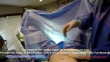 Putar Lainey datang untuk janji temu ginekologi seperti yang dilakukan dokter gigi & dokter tampa & perawat lilith rose bersenang-senang dengannya @ girlsgonegynocom