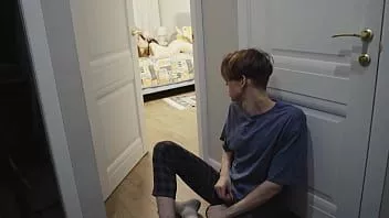 Play I spy and masturbating on how my girlfriend fucks with her lover