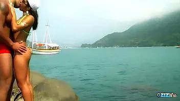 Play Nothing makes the brunette milf with small tits orgasm harder than outdoors anal sex