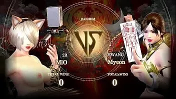 Reproduzir Jogo modificado de Soul Calibur 6, personagem 2b vs. personagem hwang