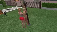 Riproduci Le lesbiche dei cartoni animati Misty e Tess si divertono a Surrender Cove