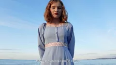 play Le premier rendez-vous de la blonde maigre se termine par une baise de cuisine sale